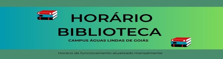 Horário de Funcionamento Biblioteca